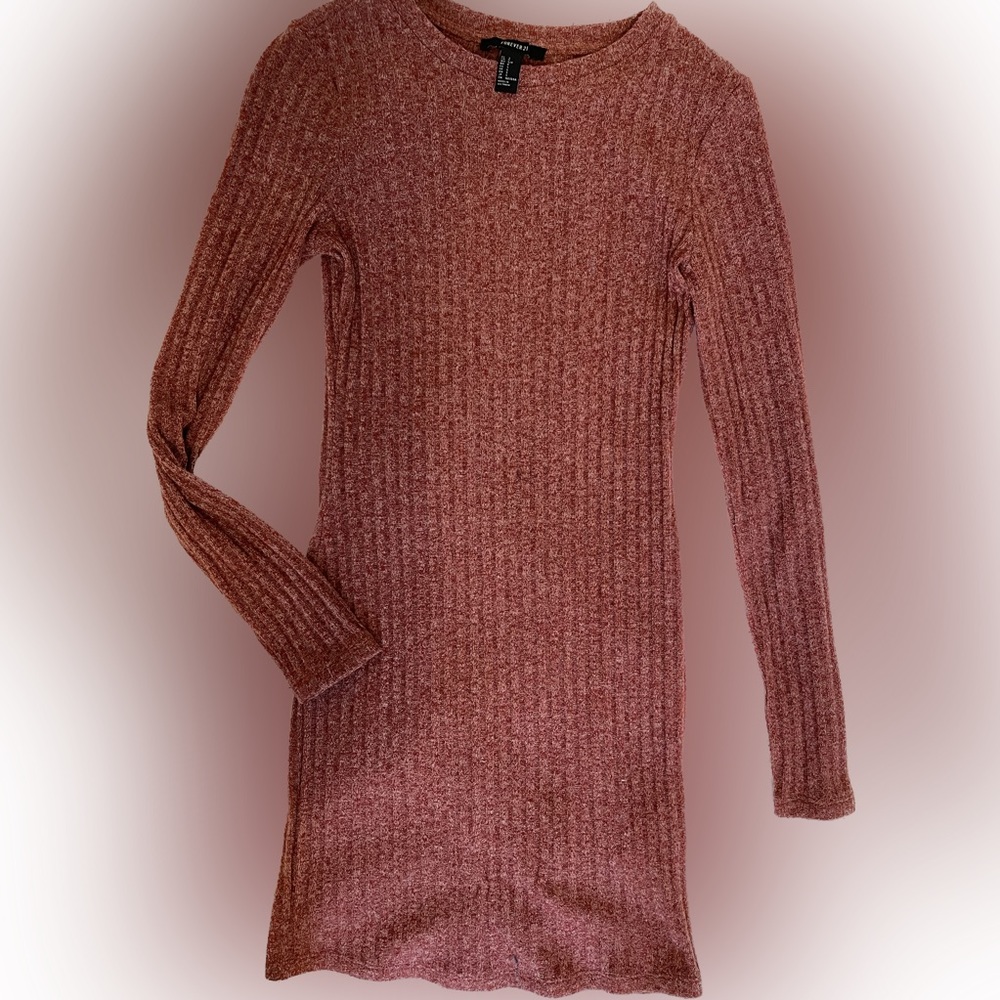 Forever 21 small red sweater dress
